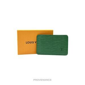 🔴 Louis Vuitton Card Holder Wallet - Borneo Epi Leather